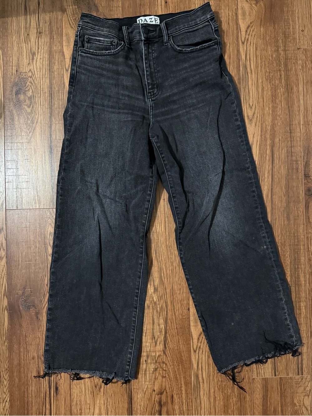 Daze Denim Shy Girl High-Waisted Cropped Flare Jean - Picture 5 of 6